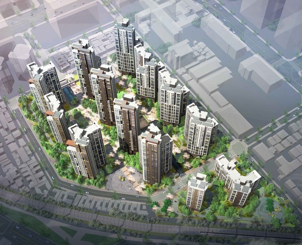 오는6월 부영에서 착공예정인 용산구 한강로3가 65-584번지 일대 아세아아파트 특별계획구역 공사현장 //용산구청 제공