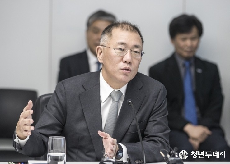 Eui-sun Eui-sun, President of Hyundai Motor Group / Photo = Youth Today DB