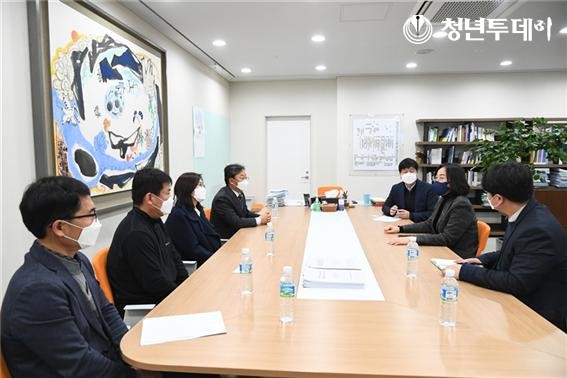 간담회 모습. 사진=서울시의회