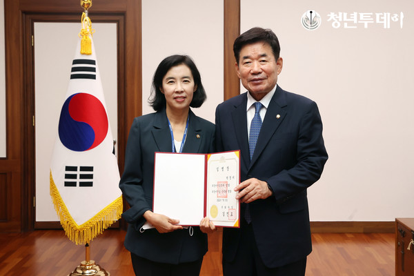 김진표 국회의장이 비서실장에 박경미 전 의원을 임명했다. 사진=국회