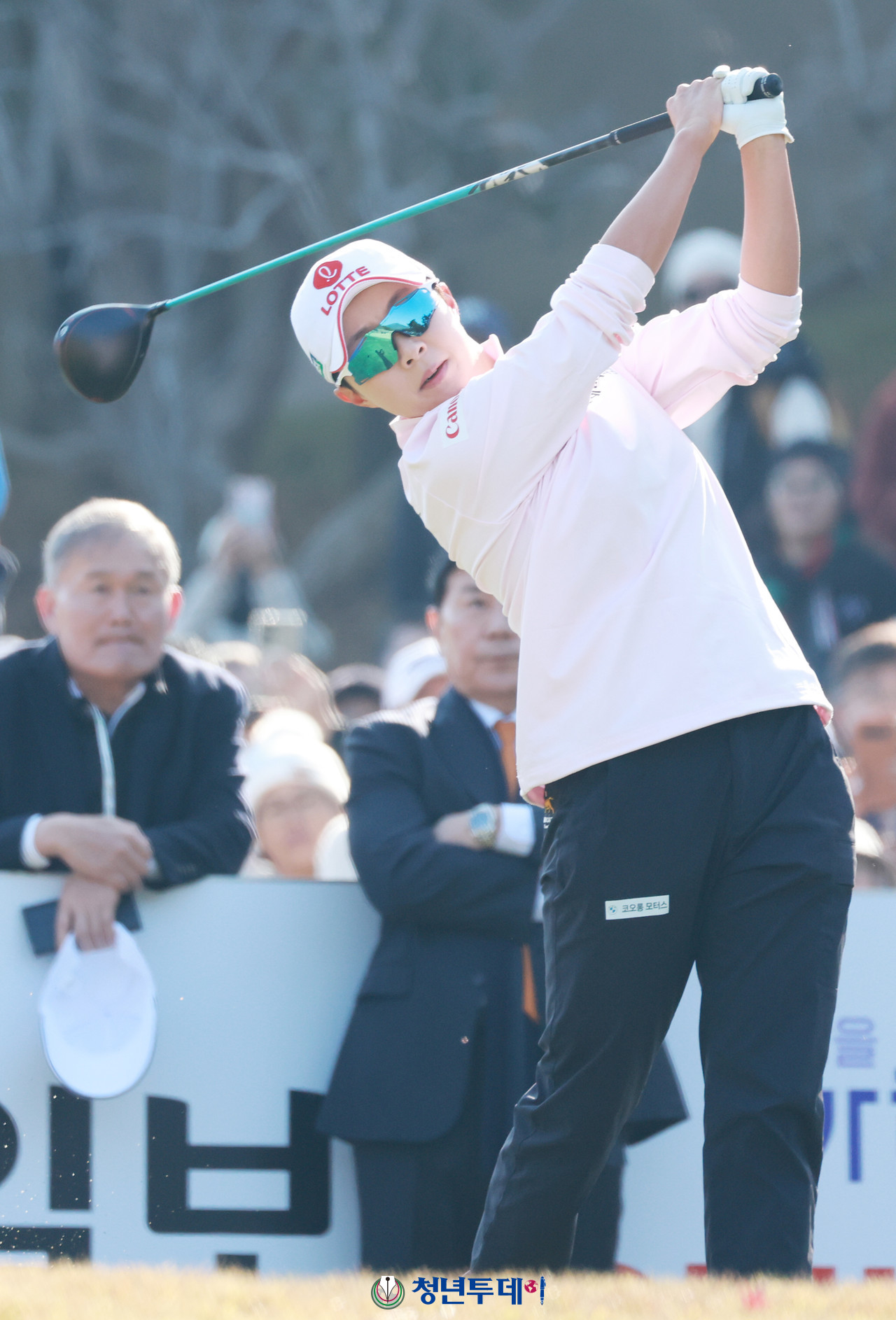 김효주가 대회 마지막 날인 7일 부산 기장군 아시아드CC에서 열린 국내 여자골프 연말 최대 이벤트인 ‘2025 백송홀딩스·부산일보 채리티 매치플레이’에서 멋진 플레이를 선보이고 있다. 2025.12.7 [사진=기장 김원혁 기자]
