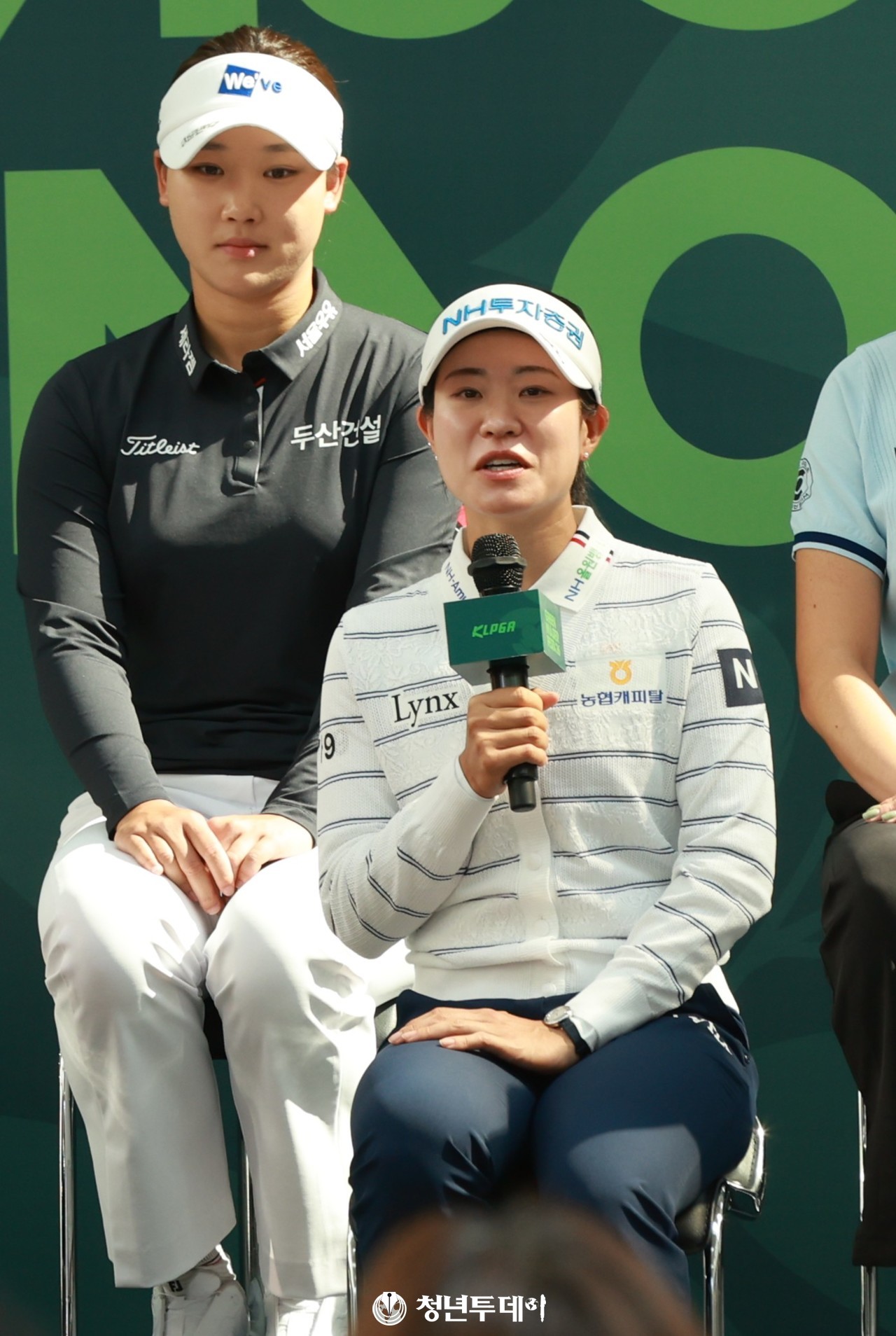 기자들의 질문에 답변하는 박민지 프로.2026.3.25[사진=김원혁 기자]